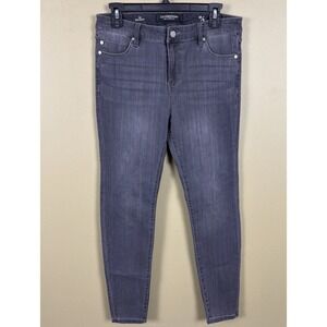 Liverpool Los Angeles The Skinny Women's Gray Meteorite Wash Jeans Stretch 29/8